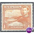 Cyprus 1938 SG154 1pi Orange Light Mounted Mint. .