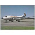 Pacific Western Convair 640 Aircraft Postcard (...