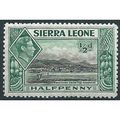 Sierra Leone 1938 SG188 1/2d Black & Blue-Green...