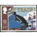 GB, RAIL, Mallard Locomotive, blue 1985, 18p