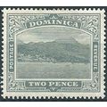 Dominica 1909 SG49 2d Grey Mounted Mint....