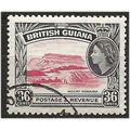British Guiana 1954 SG340 36c Rose-Carmine & Bl...