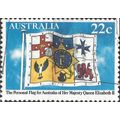 AUSTRALIA, FLAG, Queen Elizabeth II, Royal Stan...