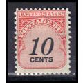 J97 10c Postage Due Barely Clears MNH KA0749