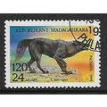MADAGASCAR 1994 WILD ANIMALS 120FR CANIS LUPUS ...