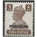 Pakistan 1947 SG9 4a Brown Unmounted Mint ...