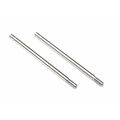 TRA2656 TRAXXAS Shock shafts, steel, chrome fin...