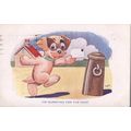 Vintage Greetings Card 1945 - I'm Hurrying For ...