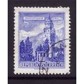 AUSTRIA 1957 BUILDINGS 1s.80 BLUE MINT TOWER SG...