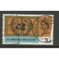 GB 1965 QE2 3d 20th Anniv UNO SG 681 ( F189 )