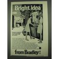 1968 Bradley Bradpack Lavatories Ad - Bright Idea
