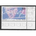 GER 1995 100pf 'WERFEL' (CORNER MARGIN) FINE US...