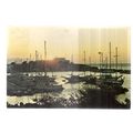 HARBOUR SCENE, TURKEY used postcard 1988 postma...