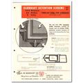 A W BARNHART COMPANY 1962 detention screens win...