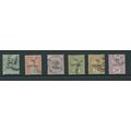 ceylon official stamps 1895 range used sgo11 sg...