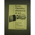 1955 Union-Castle Cruise Ad - Every Thursday af...