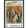 Dominica 1974 Christmas 1c Multicoloured SG445 MM