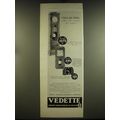 1932 Vedette Clocks Ad - in French - Voila les ...