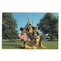 Mickey Mouse with Minnie Goofy & Pluto Postcard...