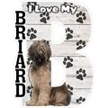 I Love My Briad Fridge Magnet