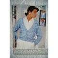 1986 Patons 8704 cardigan, 3 looks from one des...