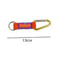 Suzanne Named Keyring Orange Nylon Yellow Carab...