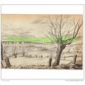 THE CERDAGNE, FRANCE, BOOK PLATE/PRINT BY HELEN...