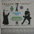 1979 programme Manchester City v. Borussia Monc...