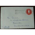 GB QEII 1970 4d red pre paid embossed postage s...