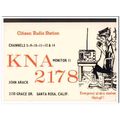 kna-2178 john arack santa rosa calif 1960s cb q...