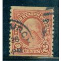 Used 599 2c George Washington Fine A16548