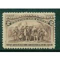 231 2c Landing of Columbus Just Clears MNH I0083