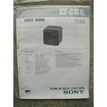Sony ICF-C101L Service manual