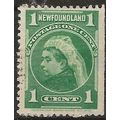 Newfoundland 1897 SG85 1c Blue-Green Mounted Mi...