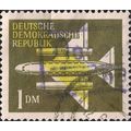 DDR, Airmail, Jet, brown 1957, 1Dm