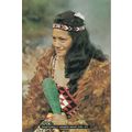 6x4 Continental size printed Maori Girl Traditi...