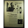1952 Eterna-Matic Watch Ad - The first self-winding with ball bearing