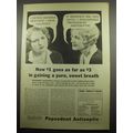 1932 Pepsodent Antiseptic Ad - I often wonder w...