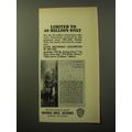 1960 Warner Bros. Record Advertisement - Love Between Goodbyes by Buddy Cole