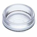 8 x Clear Plastic Castor Cups Caps Leg Feet Flo...