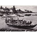 Postcard Gan Maldive Islands Preparing to leave...