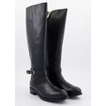 TOMMY HILFIGER Leather Belt Knee High Boots - NEW