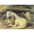 Colour Postcard - The Arab Tent by Edwin Landseer