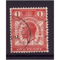 GREAT BRITAIN 1929 PUC SG 435 1d SCARLET FINE U...