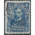Newfoundland 1901 SG90 5c Blue Fine Used....