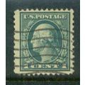 Used 498 1c George Washington Fine A10538