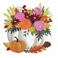 Happy Halloween [ Pumpkin Bouquet ] Embroidered...