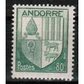 1944 Andorra - Sc# 84 Mint NH - Coat of Arms 80...