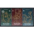 AITUTAKI N° 180 183 185 YVERT NEUF * ( MLH )