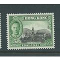 hong kong stamps sg165 mnh sg 165 1941